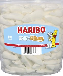 Haribo Weisse Mäuse Schaumzucker 150 Stück 1,05kg