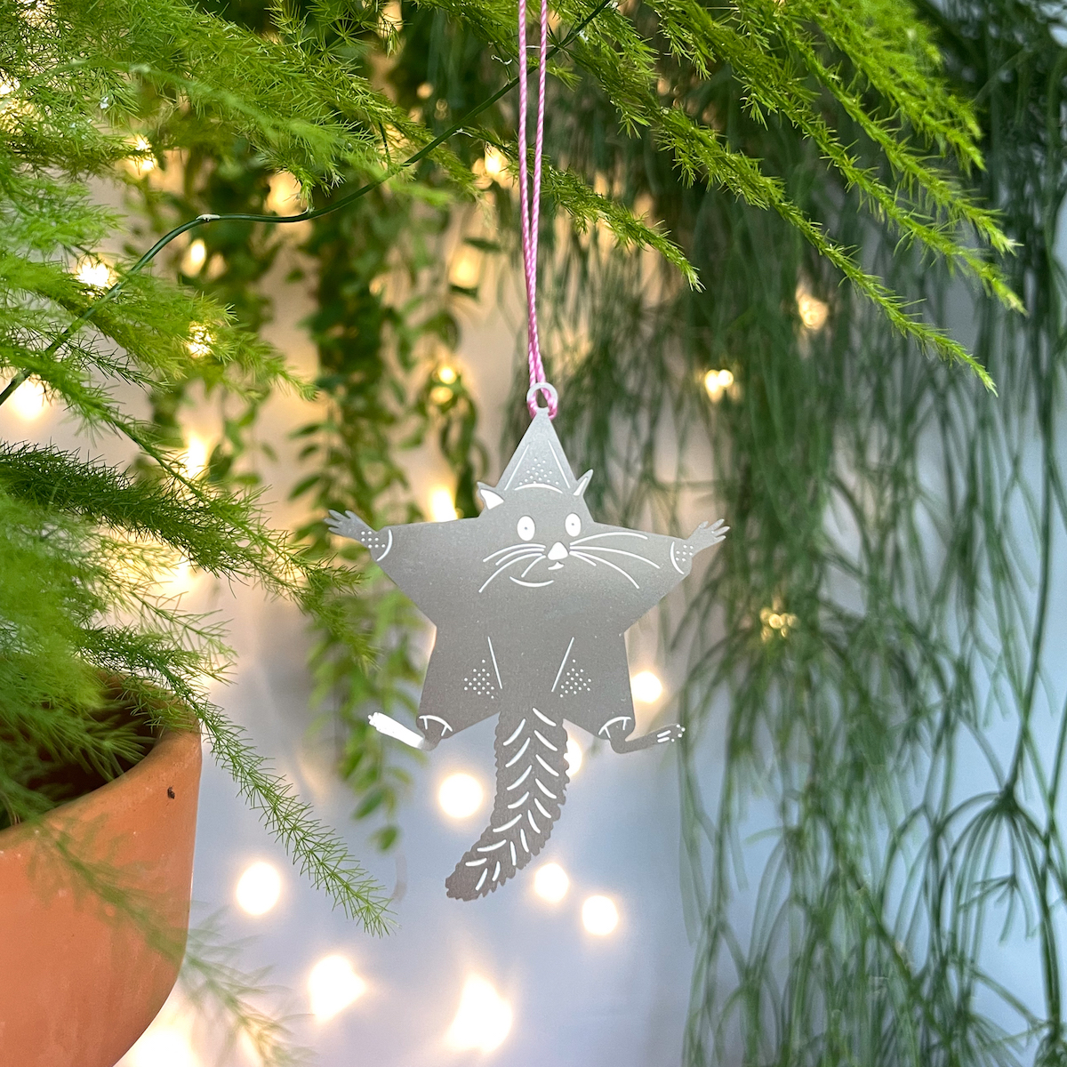 Another Studio – PARTY ANIMAL – Design Weihnachtsdekoration aus Edelstahl – FLUGHÖRNCHEN – Bild 5