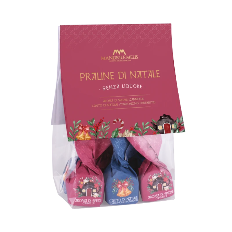 Mandrile Melis Cuneesi Praline di Natale Senza Liquore Zimt & Torroncino