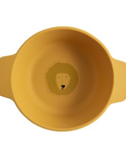 TRIXIE – Kindergeschirr aus Silikon – Schale – Mr. Lion