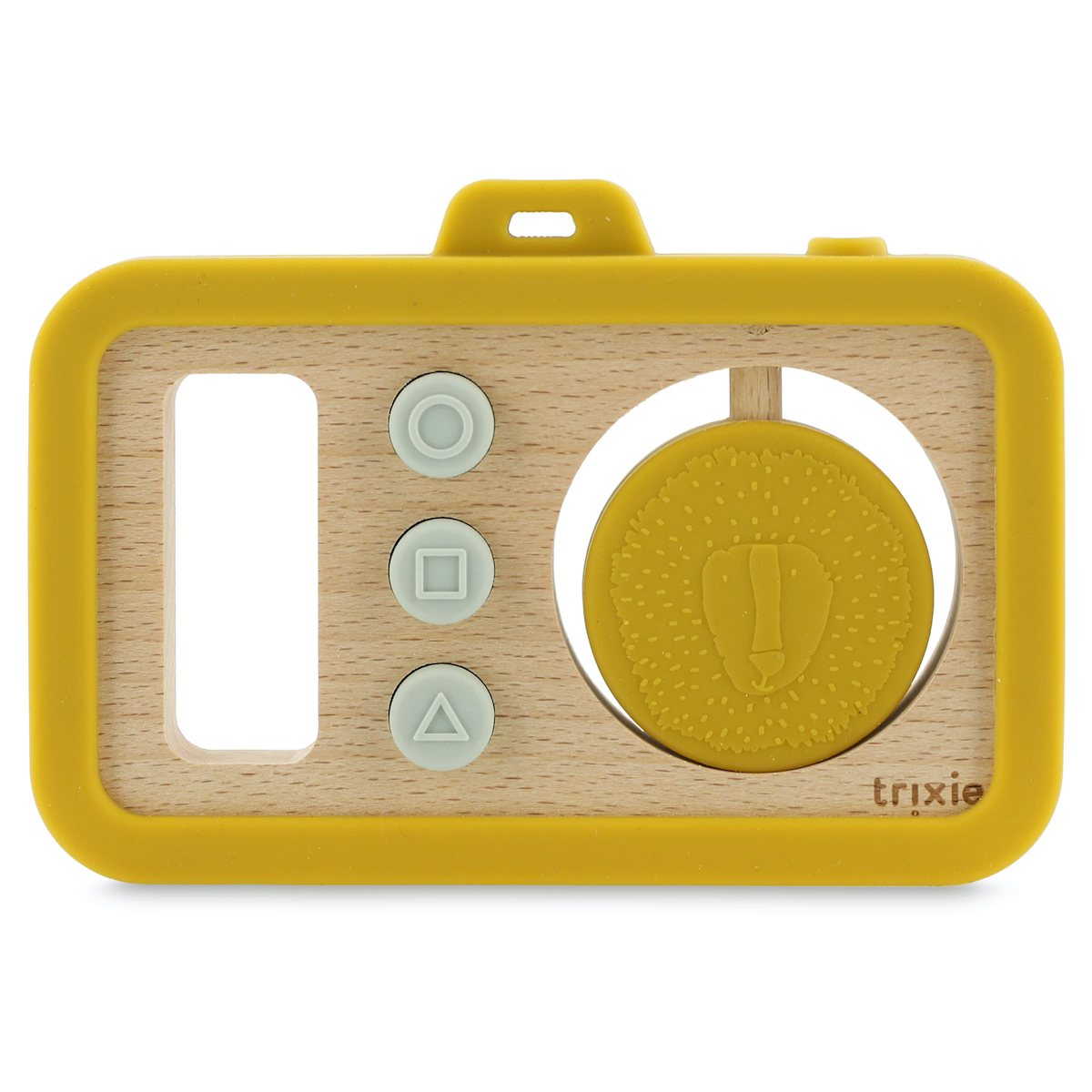 TRIXIE – Spielzeug-Kamera aus Holz und Silikon – Mr. Lion – Bild 3
